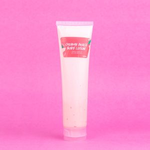 Creamy peach body lotion