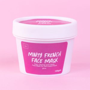 Minty french face mask