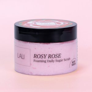 Rosy rose foaming daily sugar scrub